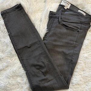 Frame Denim Women's Charcoal Skinny Jeans